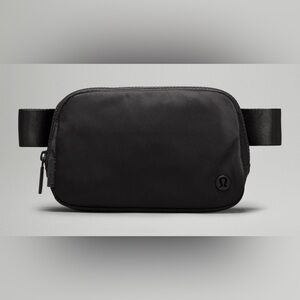 lululemon athletica Blush Black Crossbody Belt Bag NWT